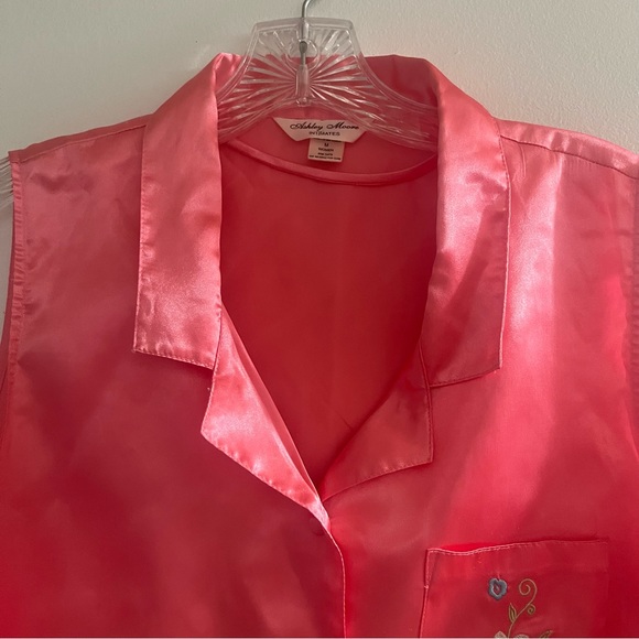 VINTAGE Classic Satin Pajama Short Set - Picture 5 of 10